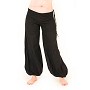 Baggy wijde harembroek zwart - Hippie Yo Baggy wijde harembroek zwart - Hippie Yo